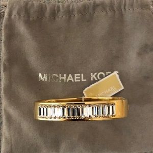 Sale Michael Kors Clasp bracelet Gold Crystal